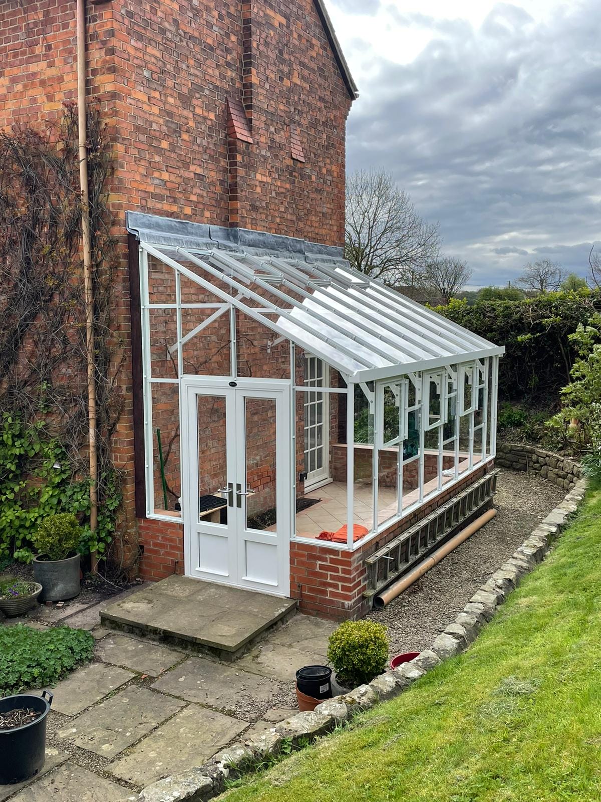 A bespoke Lean-To greenhouse to replace a tired timber one.. - Dovetail ...